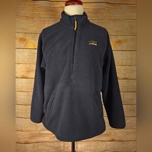 L.L.Bean Women's 1/2 Zip Fleece Pullover Jacket Size Xlarge Petite